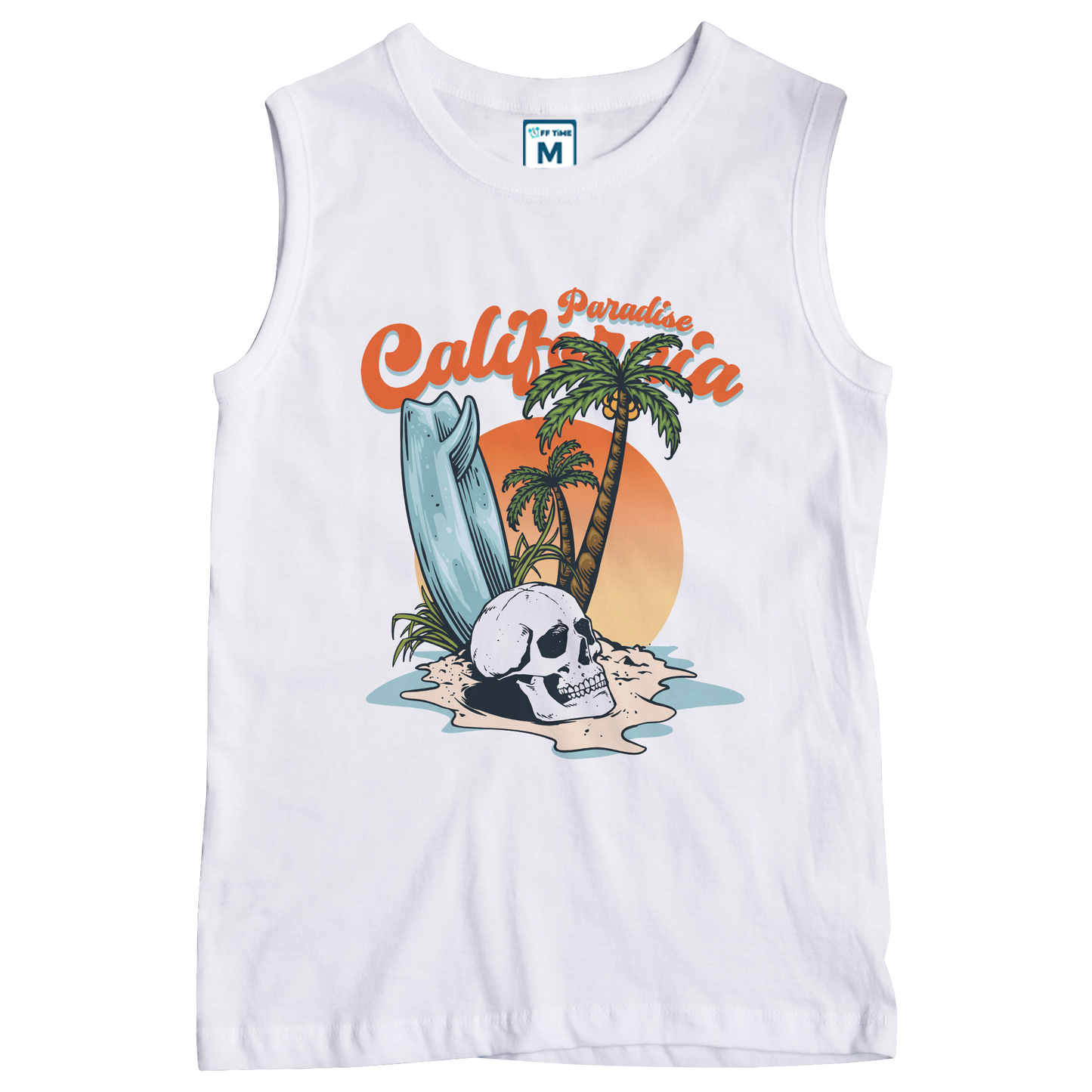 Sleeveless Drifit Shirt: Paradise California