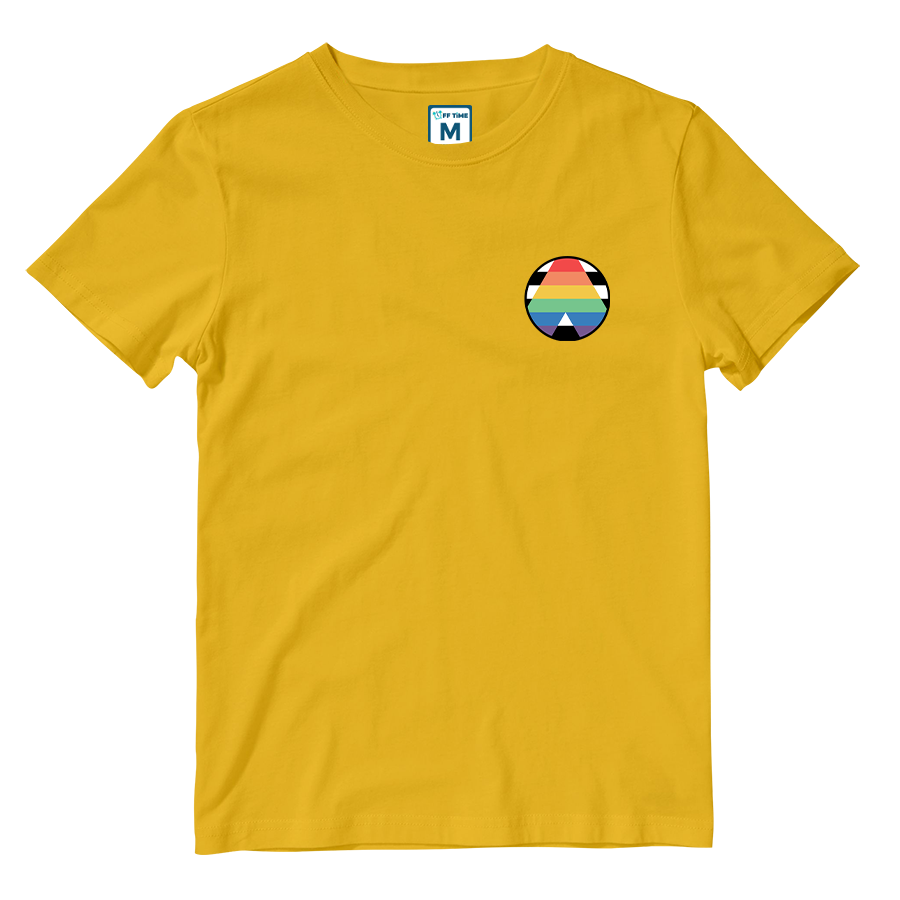 Cotton Shirt: Pride Badge