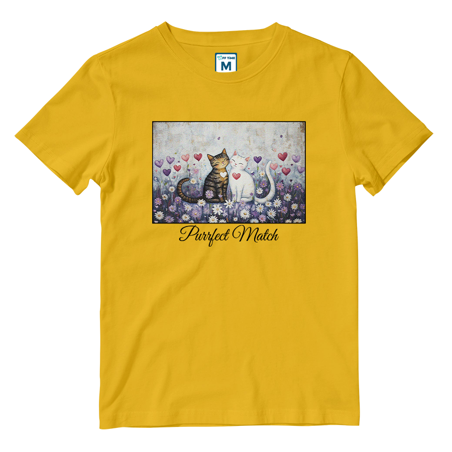 Cotton Shirt: Purrfect Match