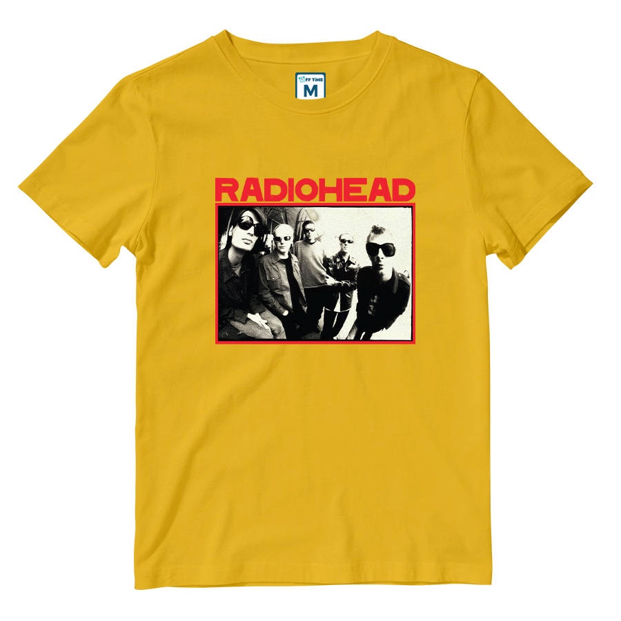 Cotton Shirt: Radiohead Grunge