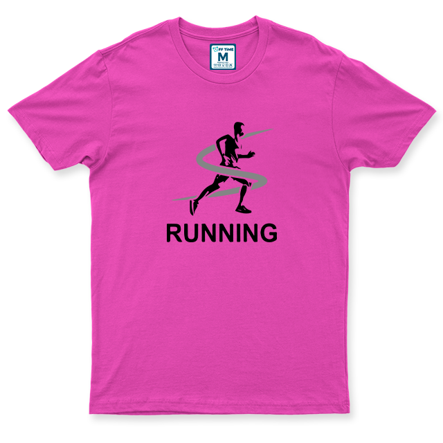Drifit Shirt: Running Swirl