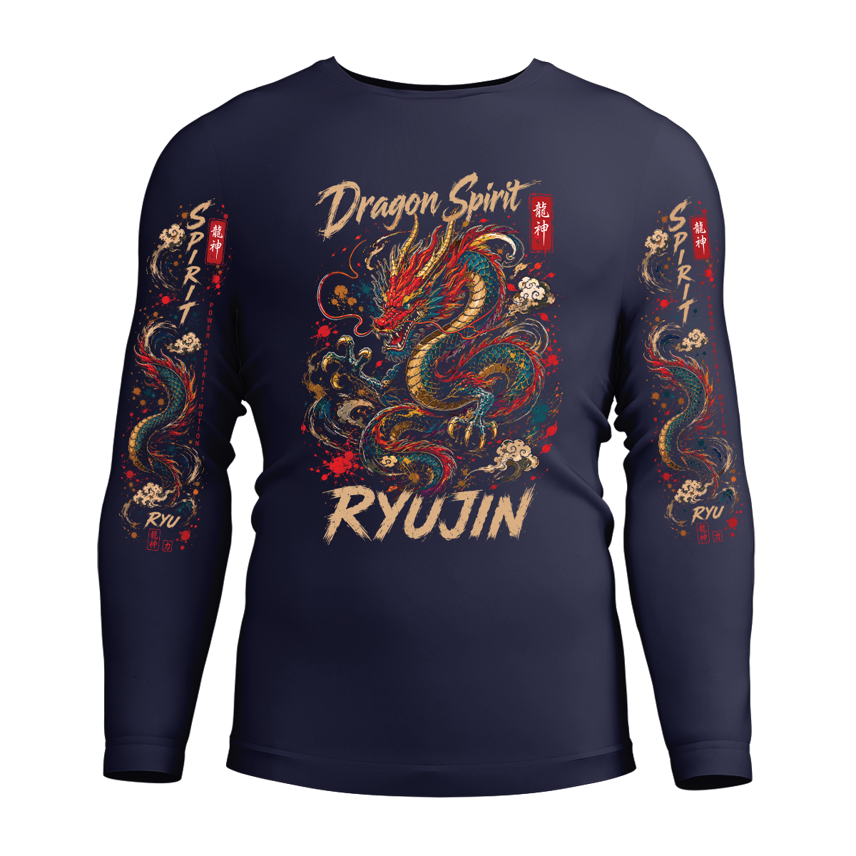 Long Sleeve Drifit Shirt: Ryujin