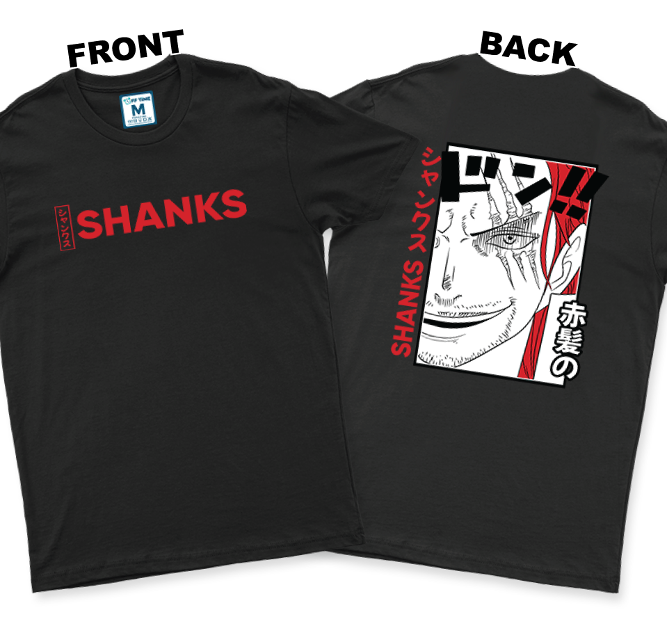 C.Spandex Shirt: Shanks One Piece (Front and Back)