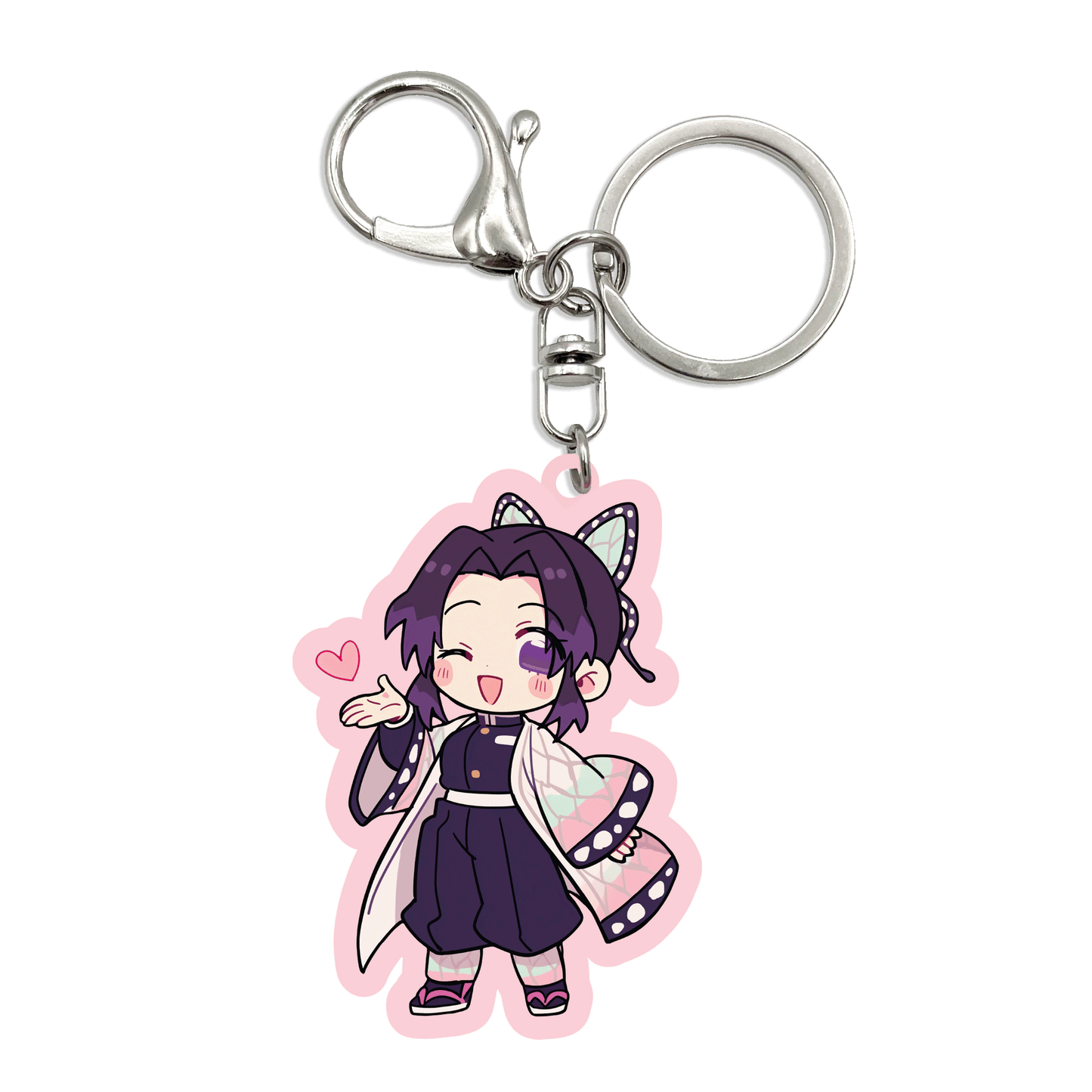 Acrylic Bag Charm: Shinobu Wink