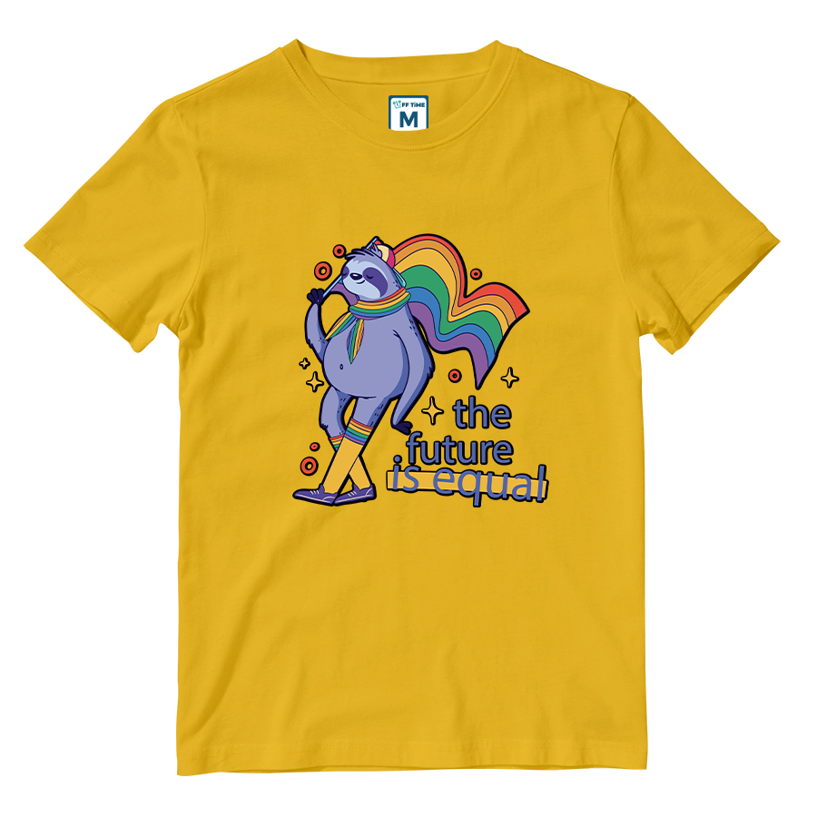 Cotton Shirt: Sloth Pride