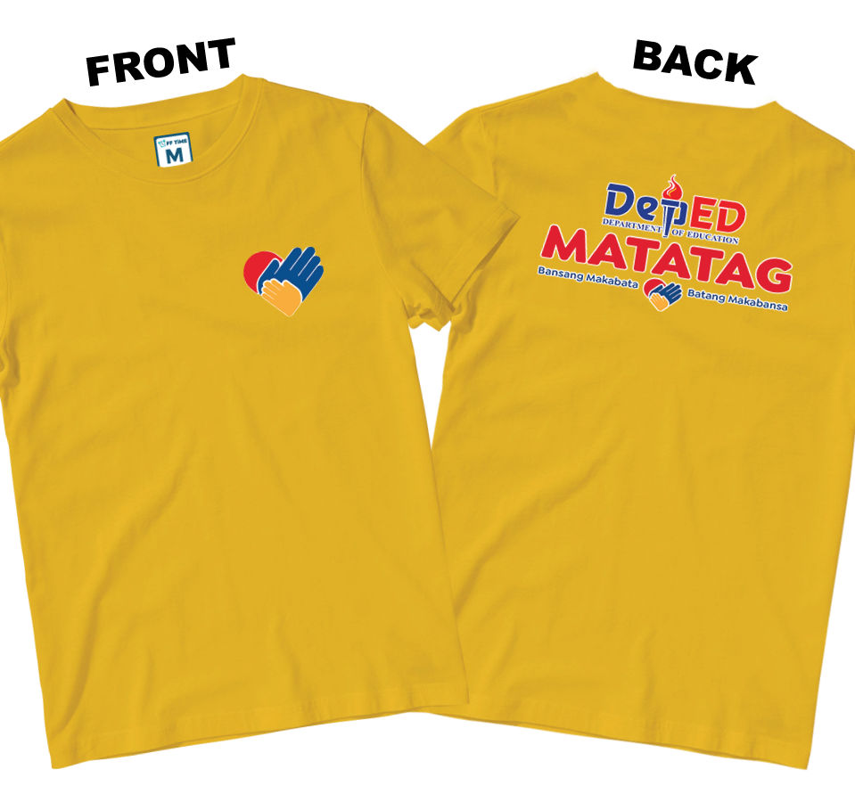 Cotton Shirt: Small Heart DepEd (Front and Back)