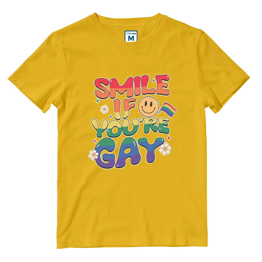 Cotton Shirt: Smile Pride