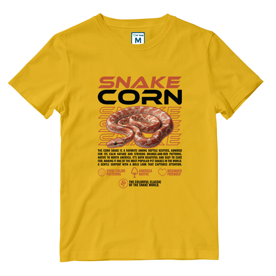 Cotton Shirt: Snake Corn