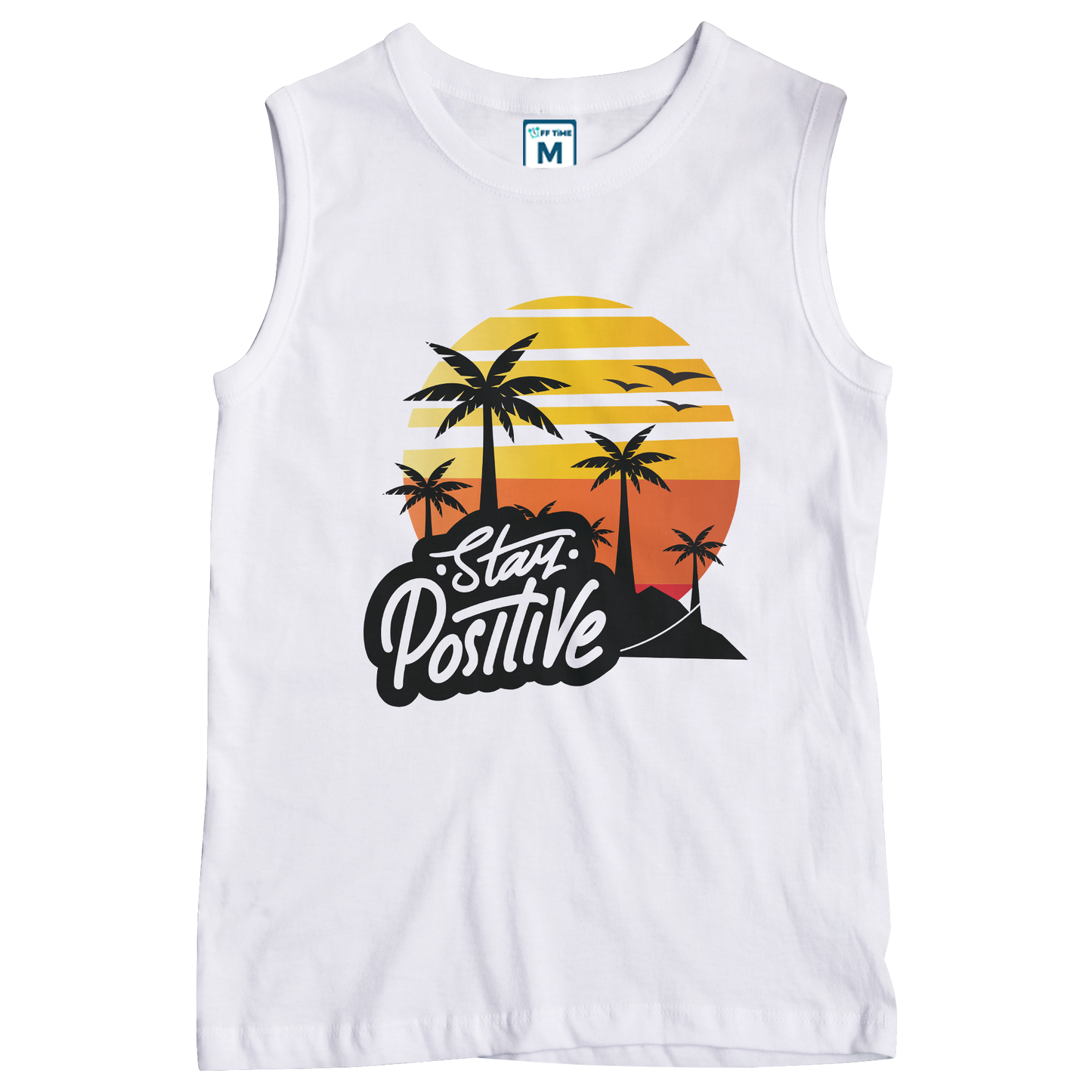 Sleeveless Drifit Shirt: Stay Positive