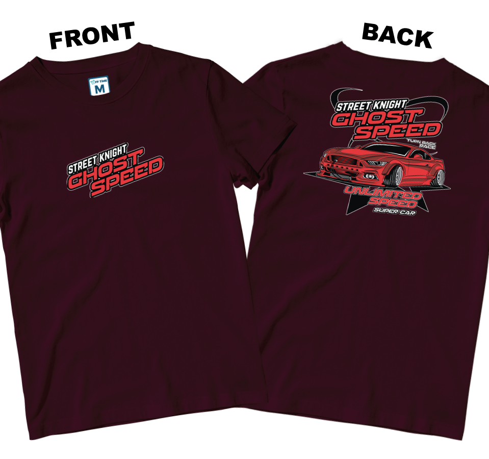 Cotton Shirt: Street Knight Ghost Speed (Front and Back)