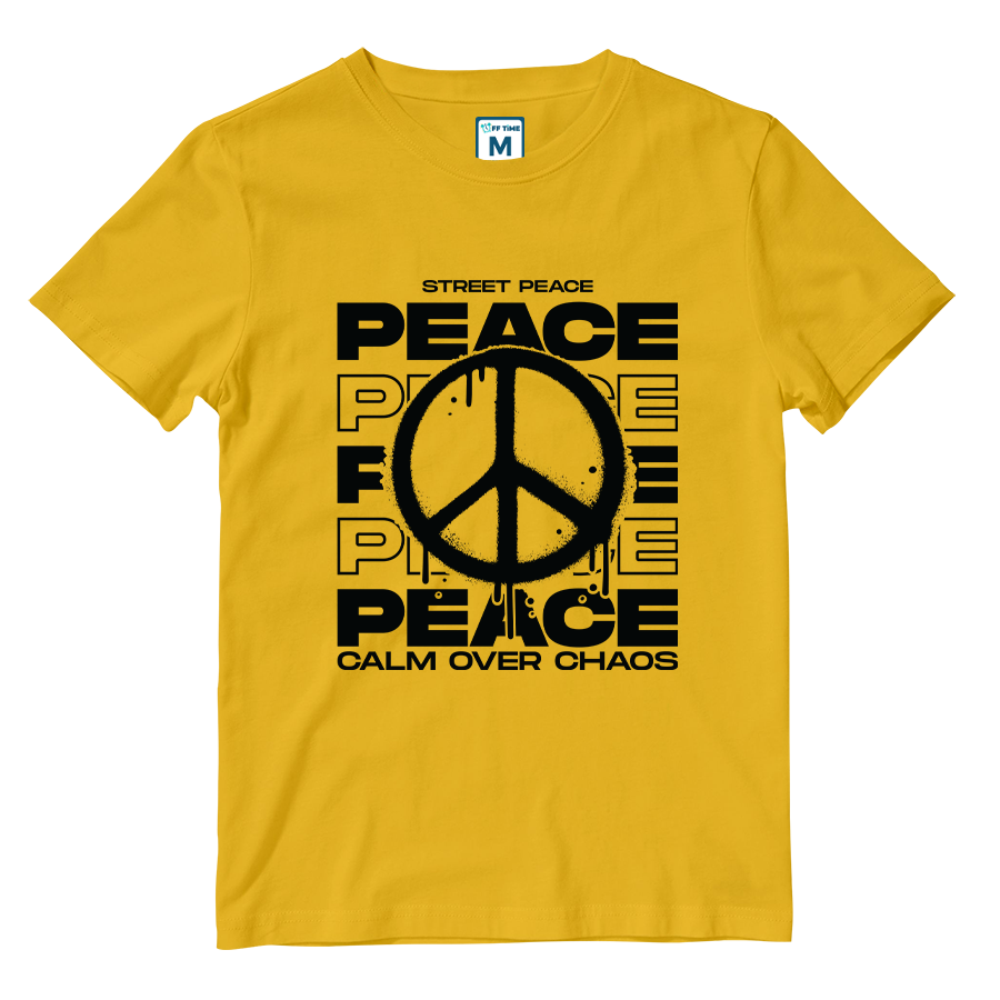 Cotton Shirt: Street Peace