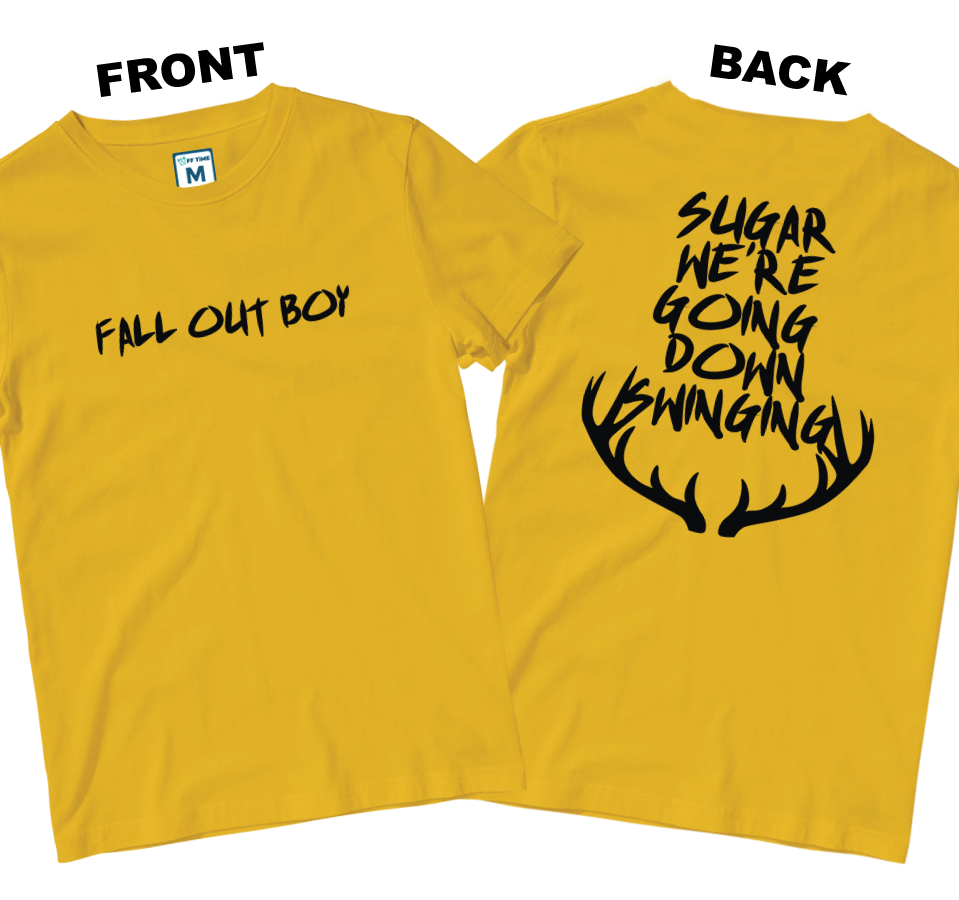 Cotton Shirt: Sugar We're Going Down (Front and Back)