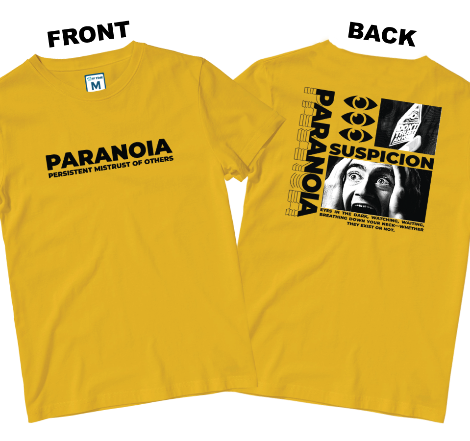 Cotton Shirt: Suspicion (Front and Back)