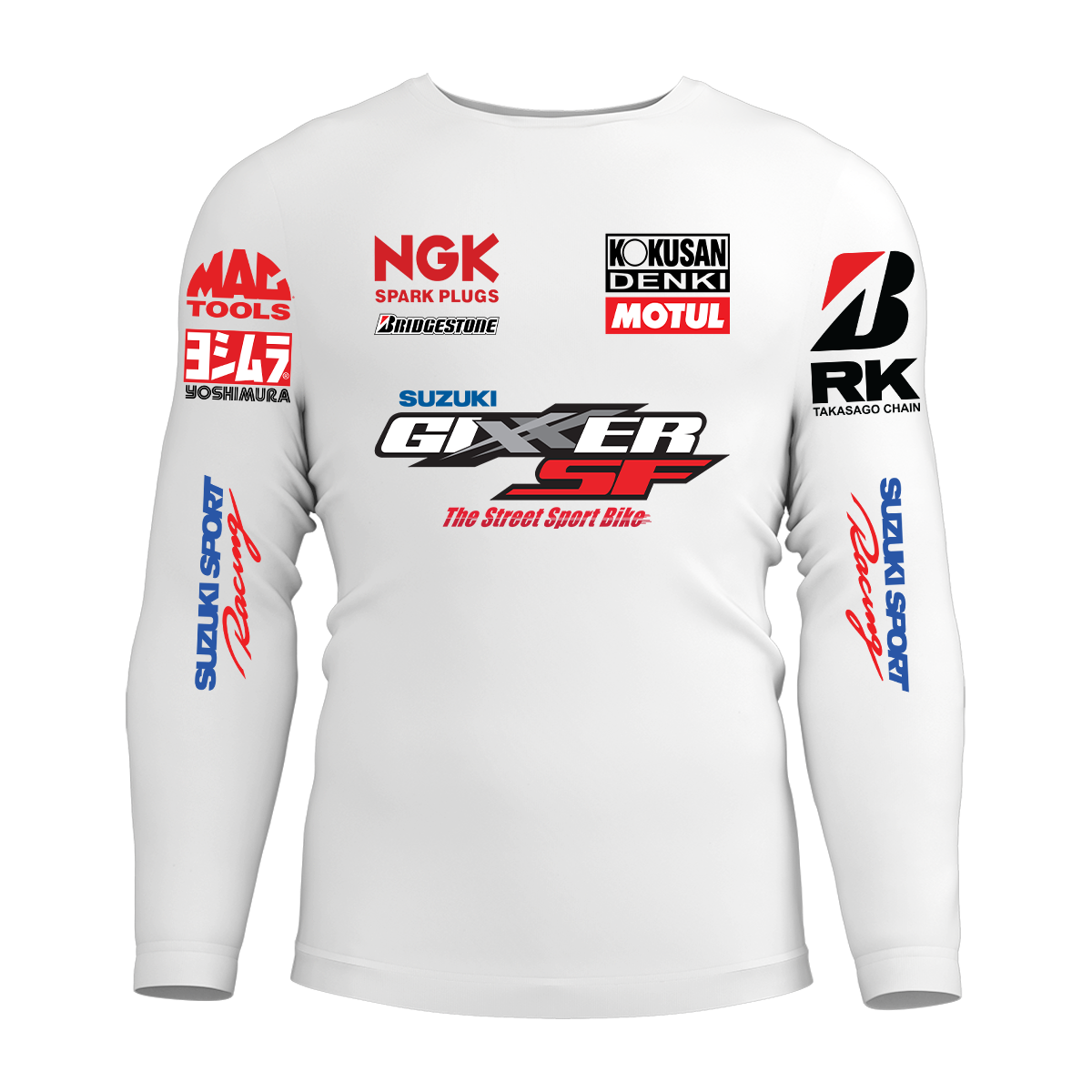 Long Sleeve Drifit Shirt: Suzuki Gixxer