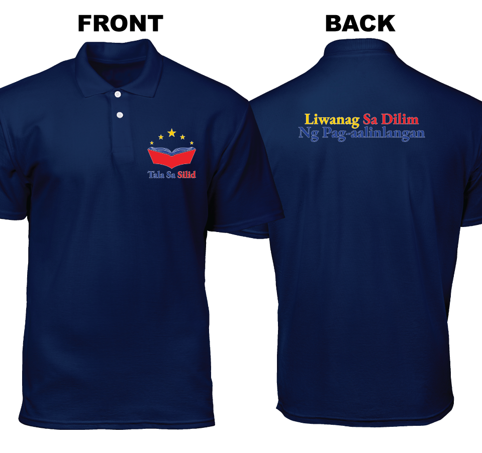 Cotton Polo Shirt: Tala sa Silid (Front and Back)