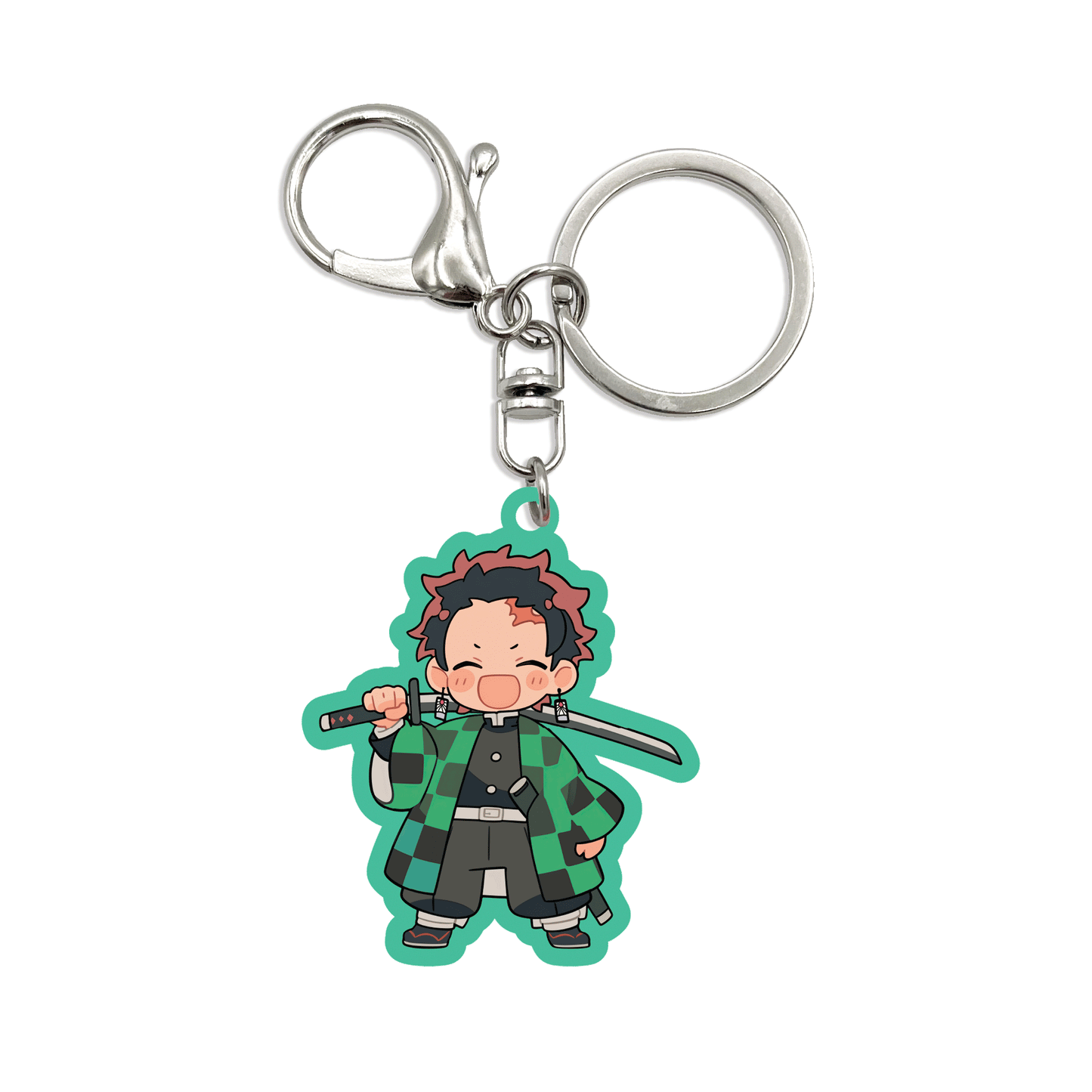 Acrylic Bag Charm: Tanjiro Laugh