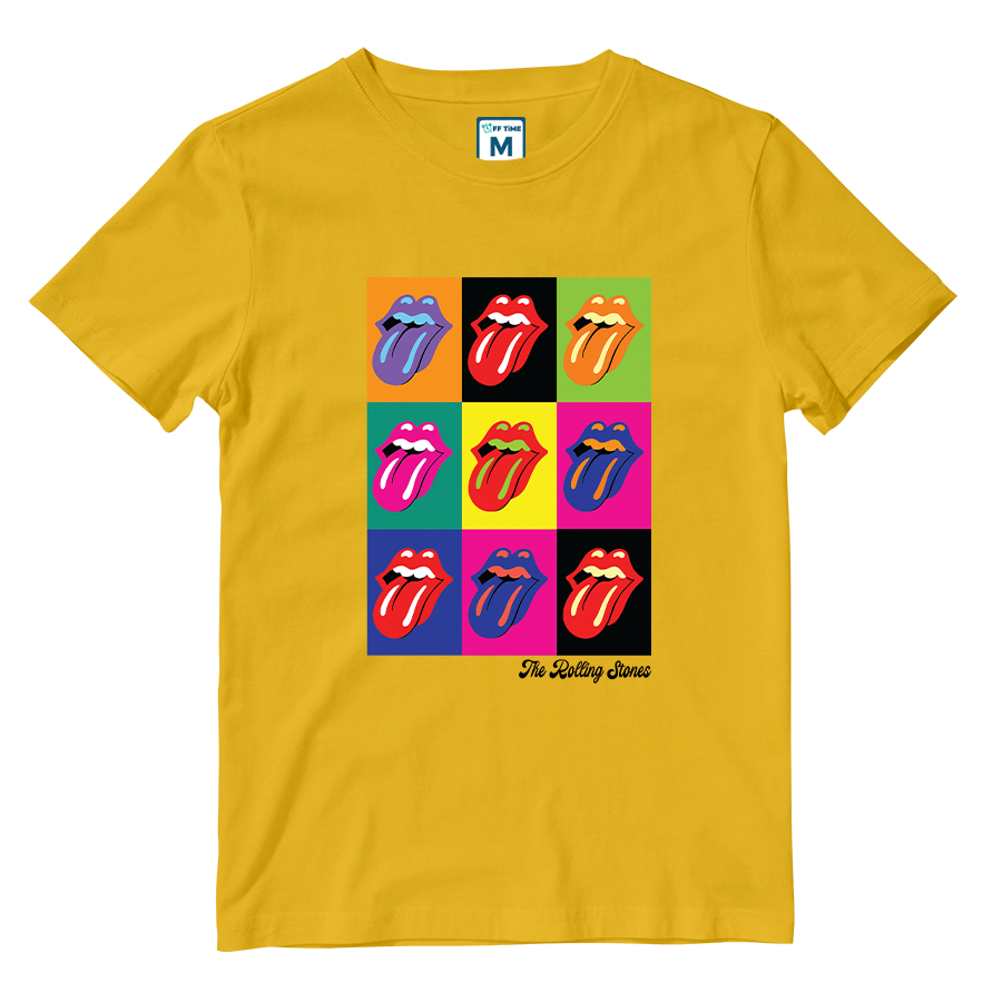 Cotton Shirt: The Rolling Stones Pop Art