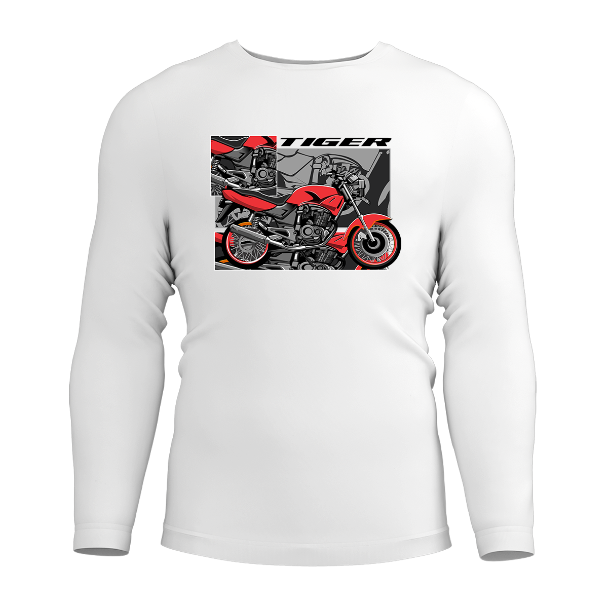 Long Sleeve Drifit Shirt: Tiger