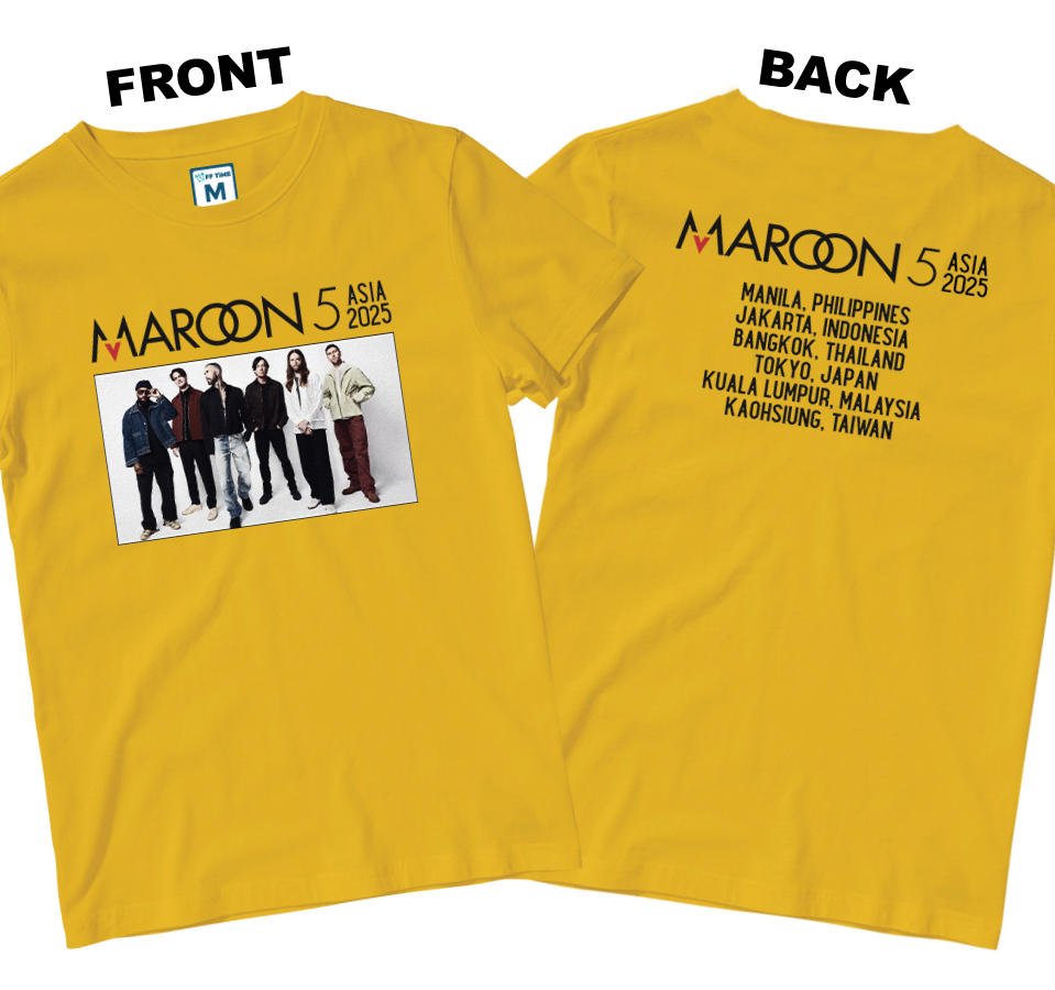 Cotton Shirt: Tour Shirt (Front and Back)