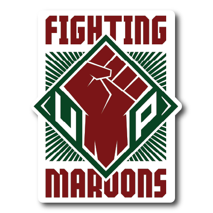 Acrylic Vehicle Badge: UP Fighting Maroons