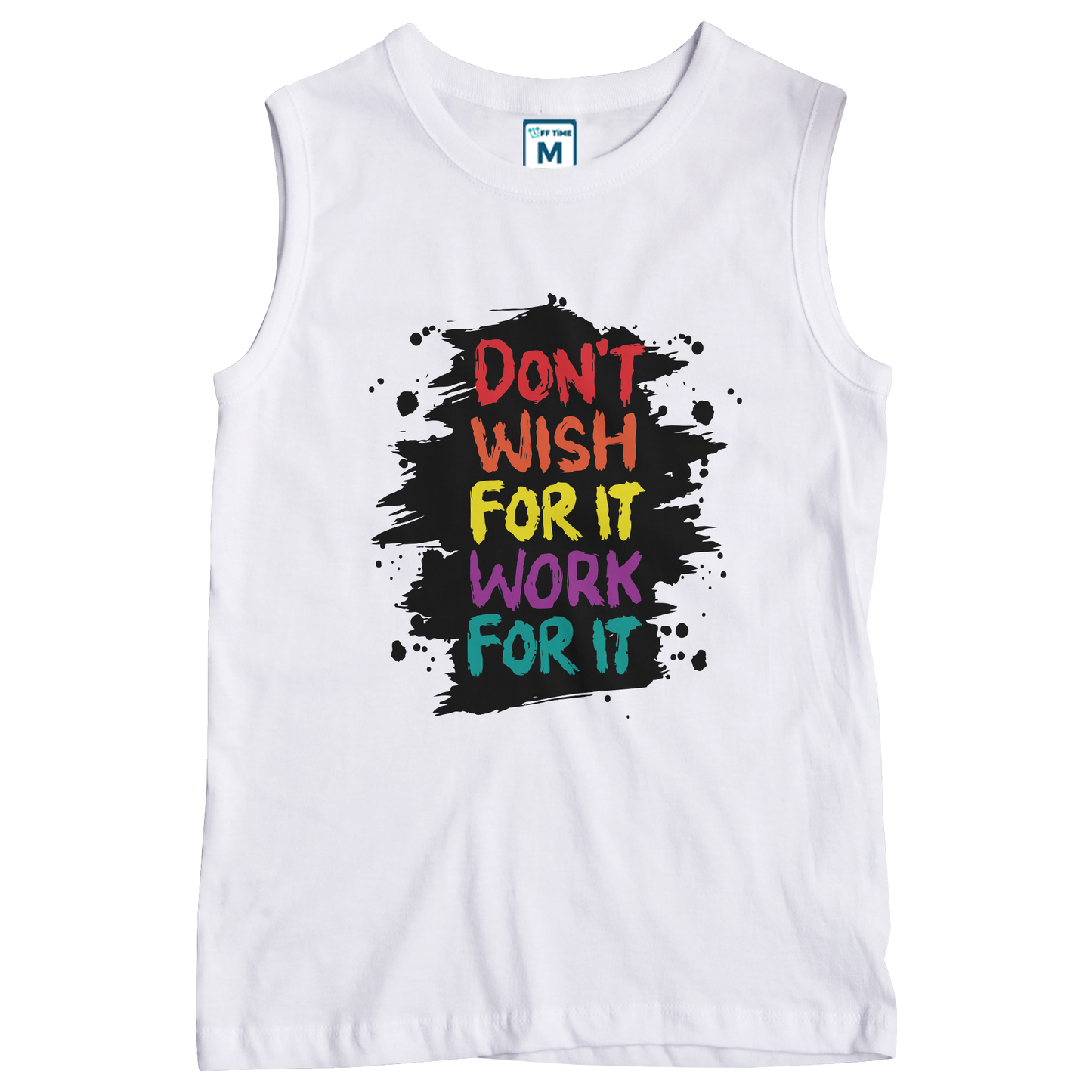Sleeveless Drifit Shirt: Wish Work