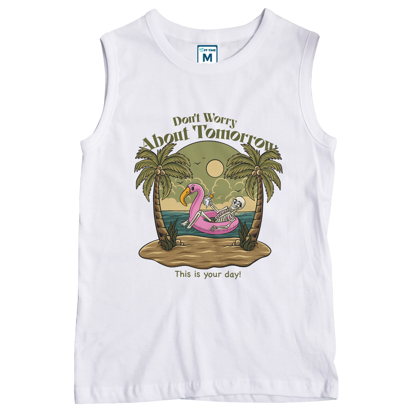 Sleeveless Drifit Shirt: Your Day