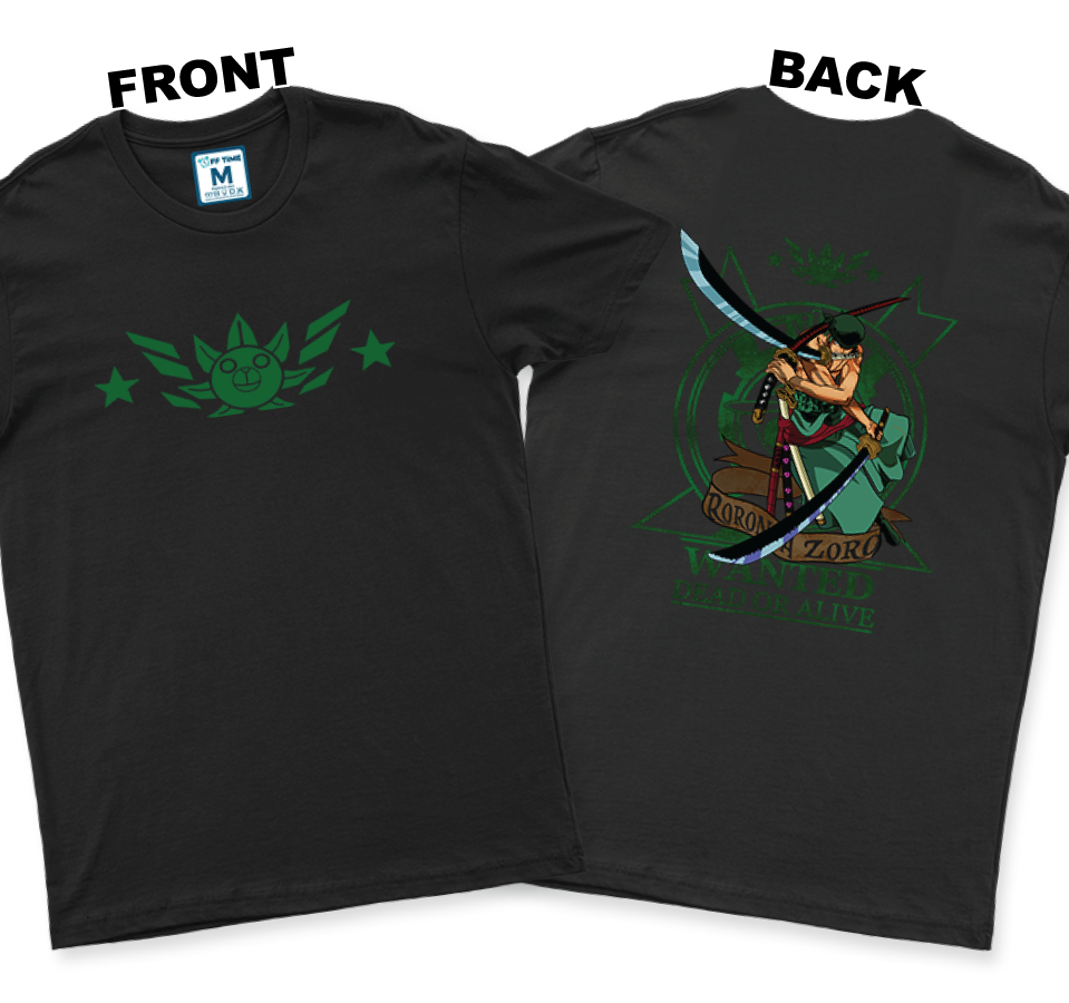 C.Spandex Shirt: Zoro (Front and Back)