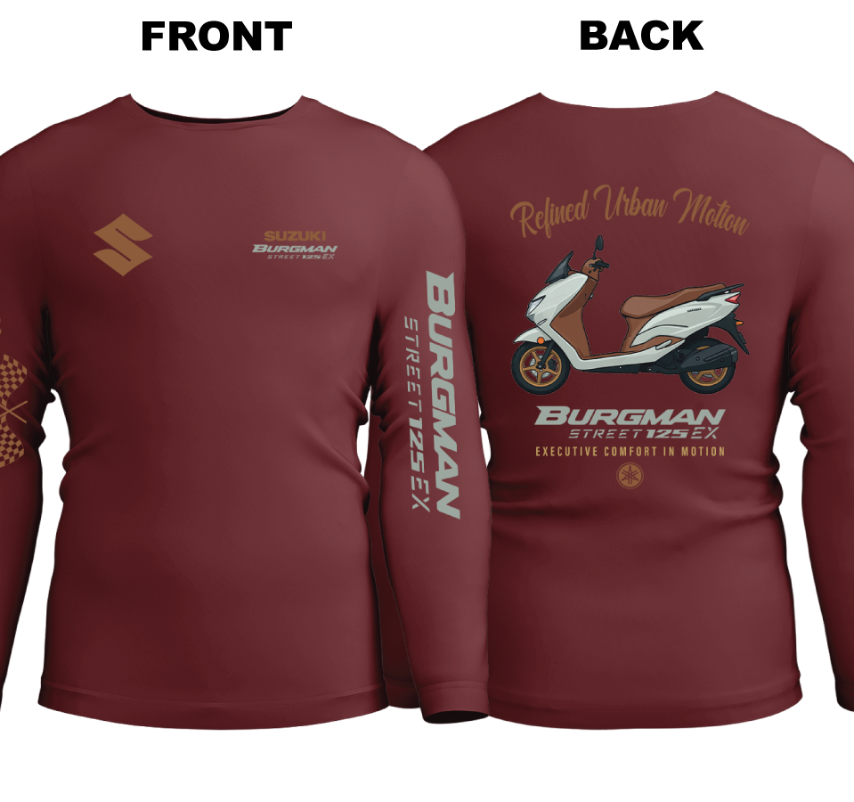 Long Sleeve Drifit Shirt: Suzuki Burgman