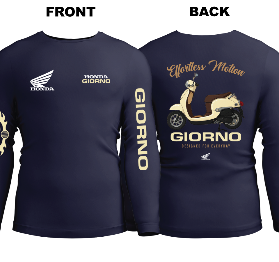 Long Sleeve Drifit Shirt: Honda Giorno