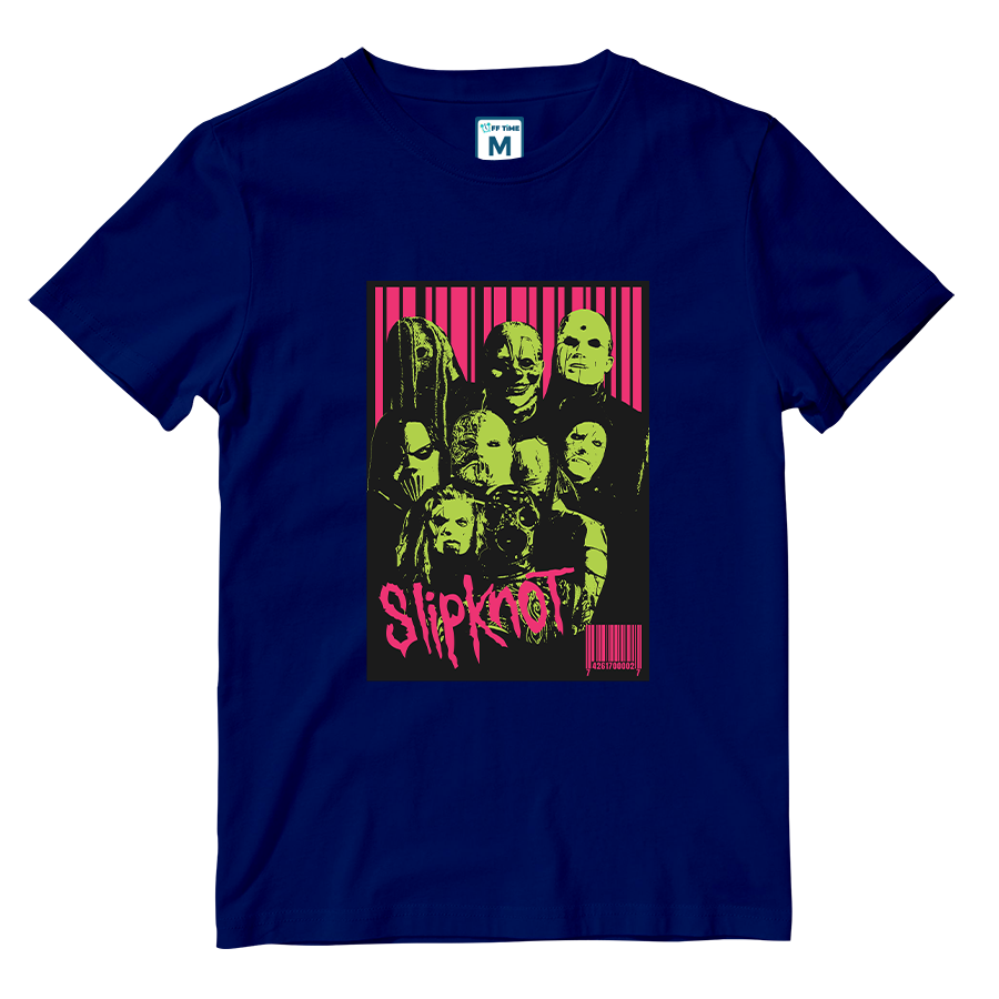 Cotton Shirt: Slipknot Group Barcode