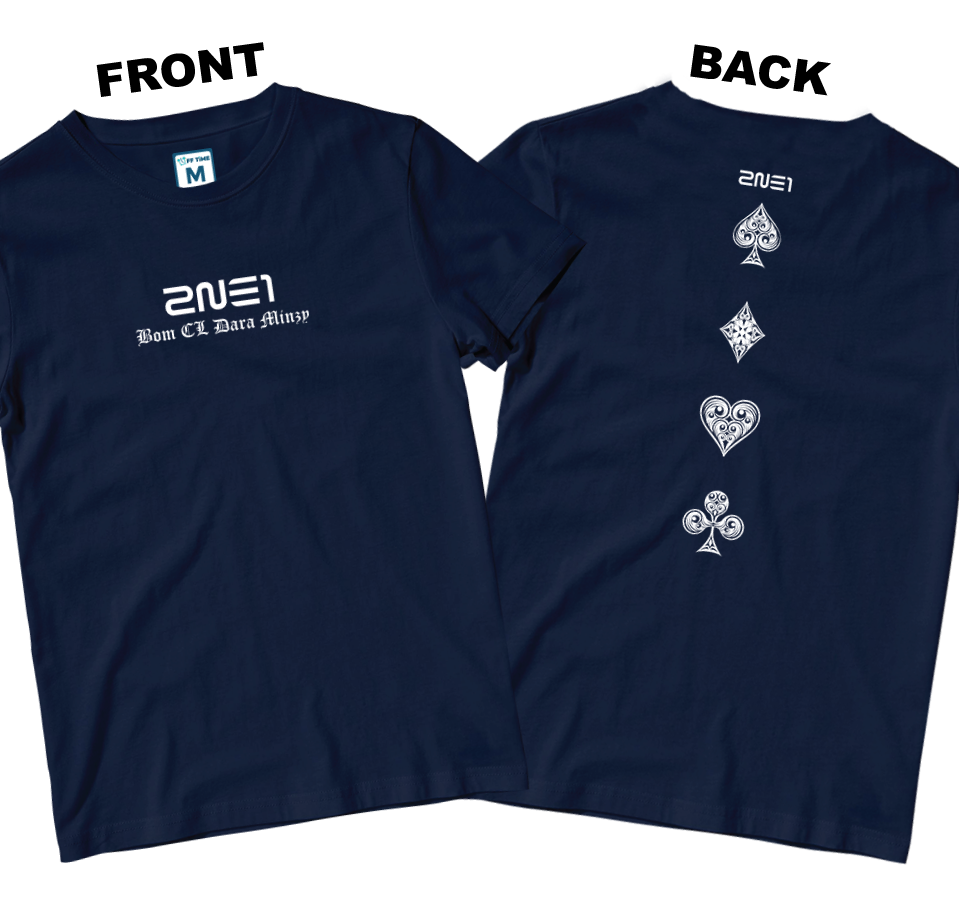 Cotton Shirt: 2NE1 Aces (Front and Back)
