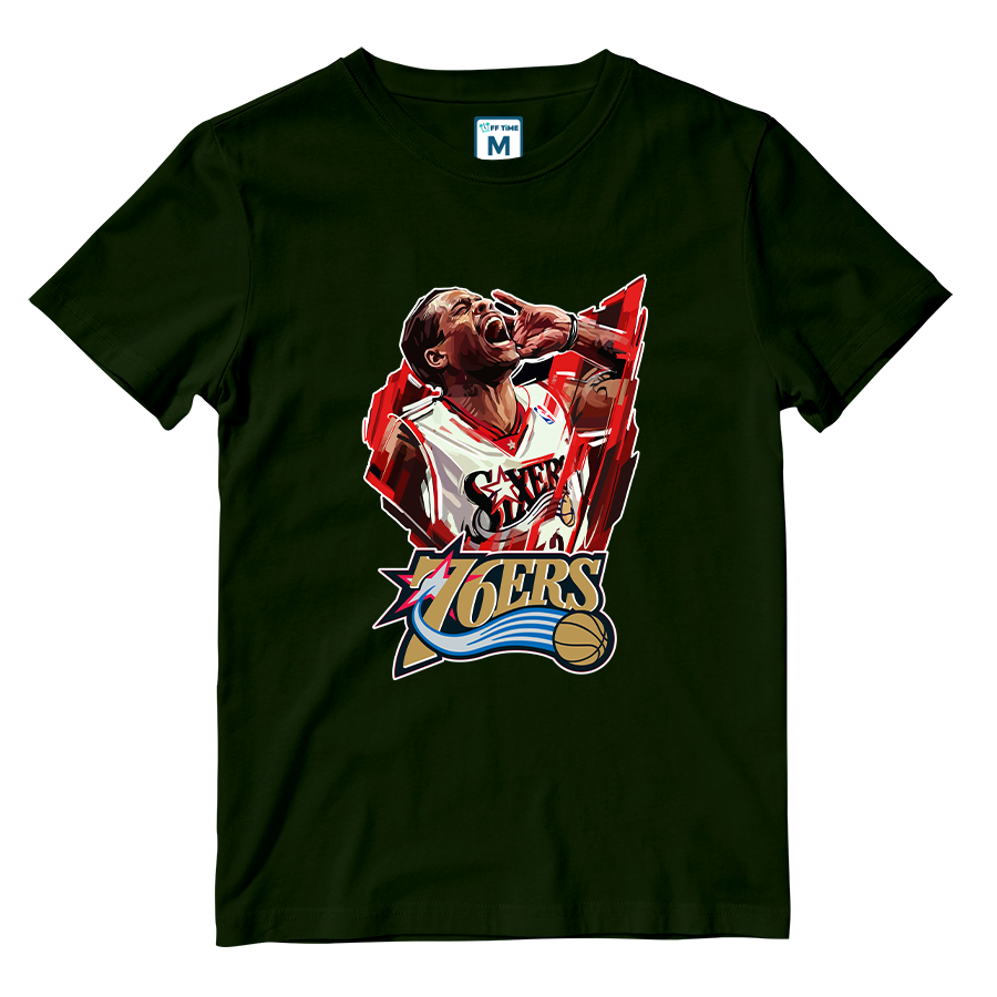 Cotton Shirt:  A Iverson NBA