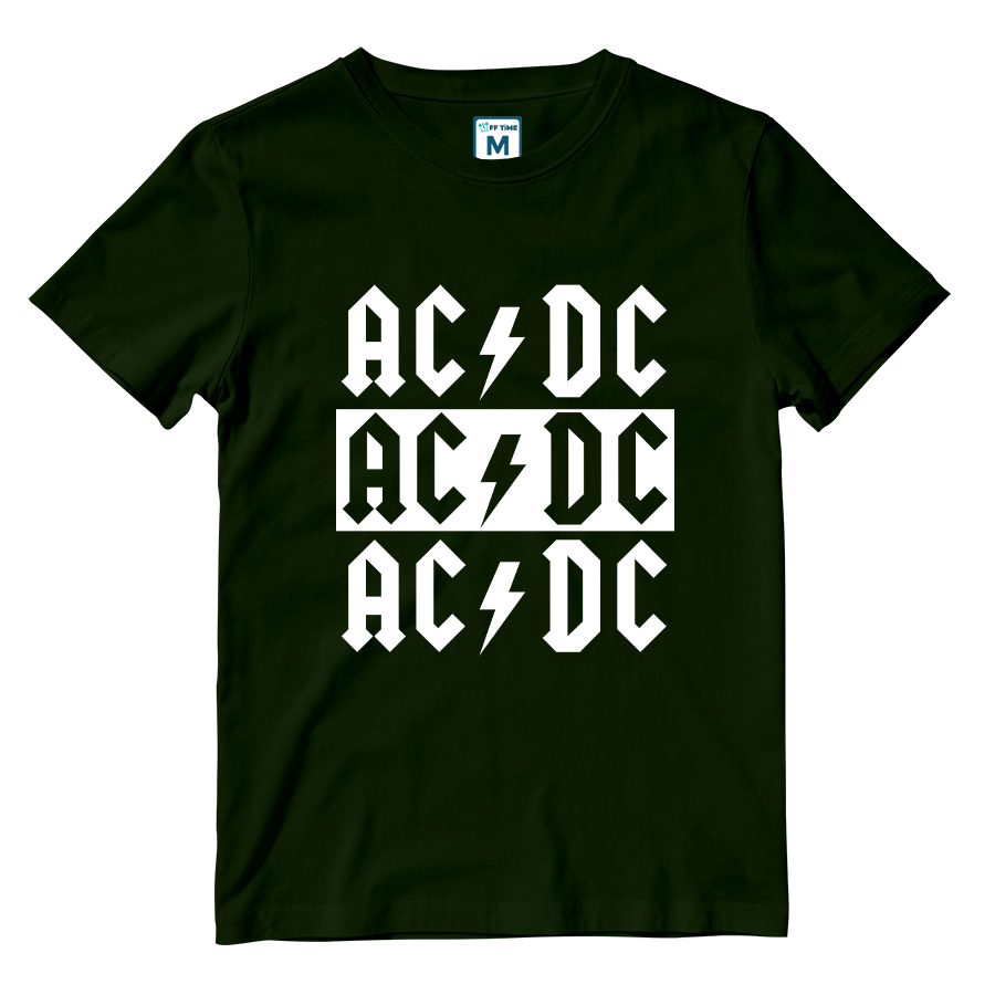 Cotton Shirt: ACDC Stacked Logo