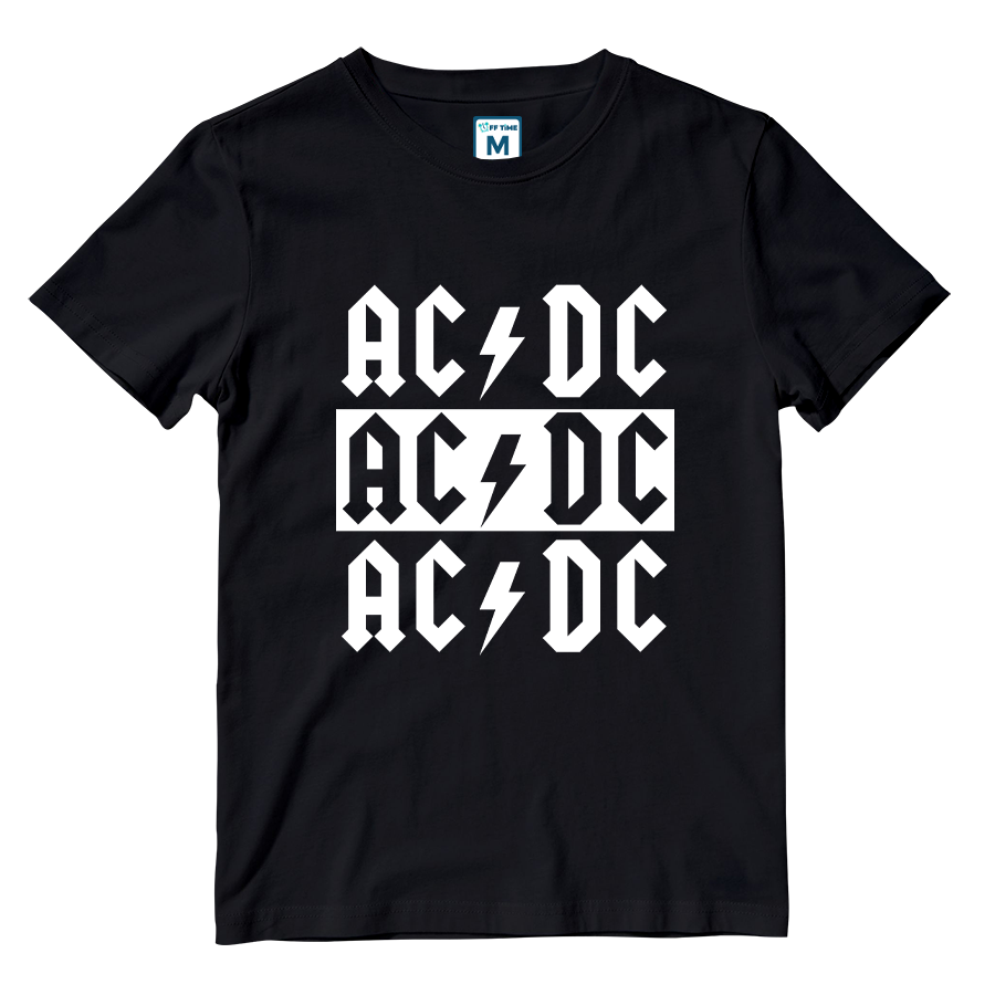 Cotton Shirt: ACDC Stacked Logo