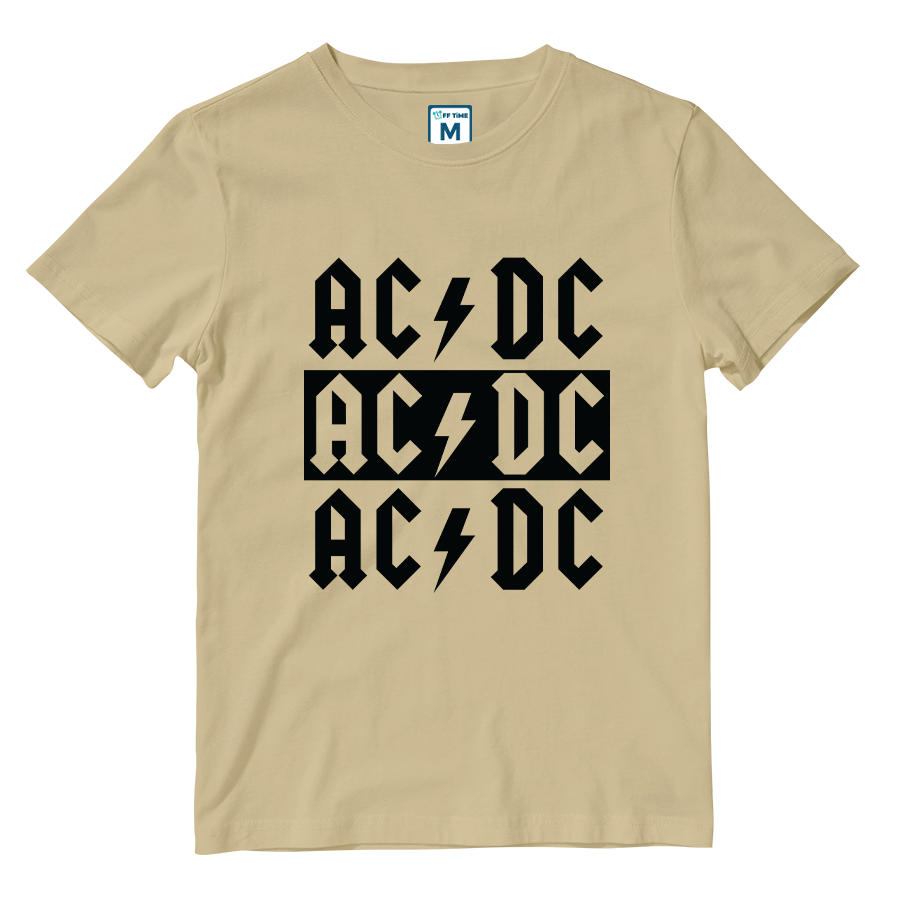 Cotton Shirt: ACDC Stacked Logo