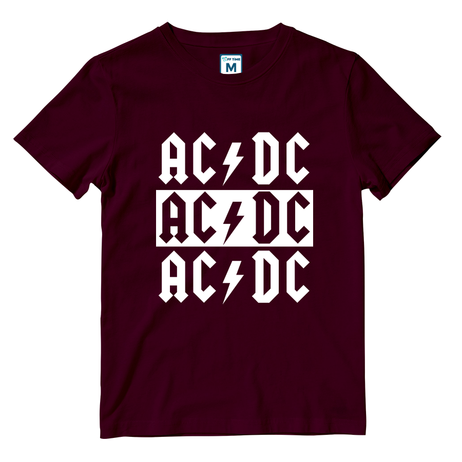 Cotton Shirt: ACDC Stacked Logo
