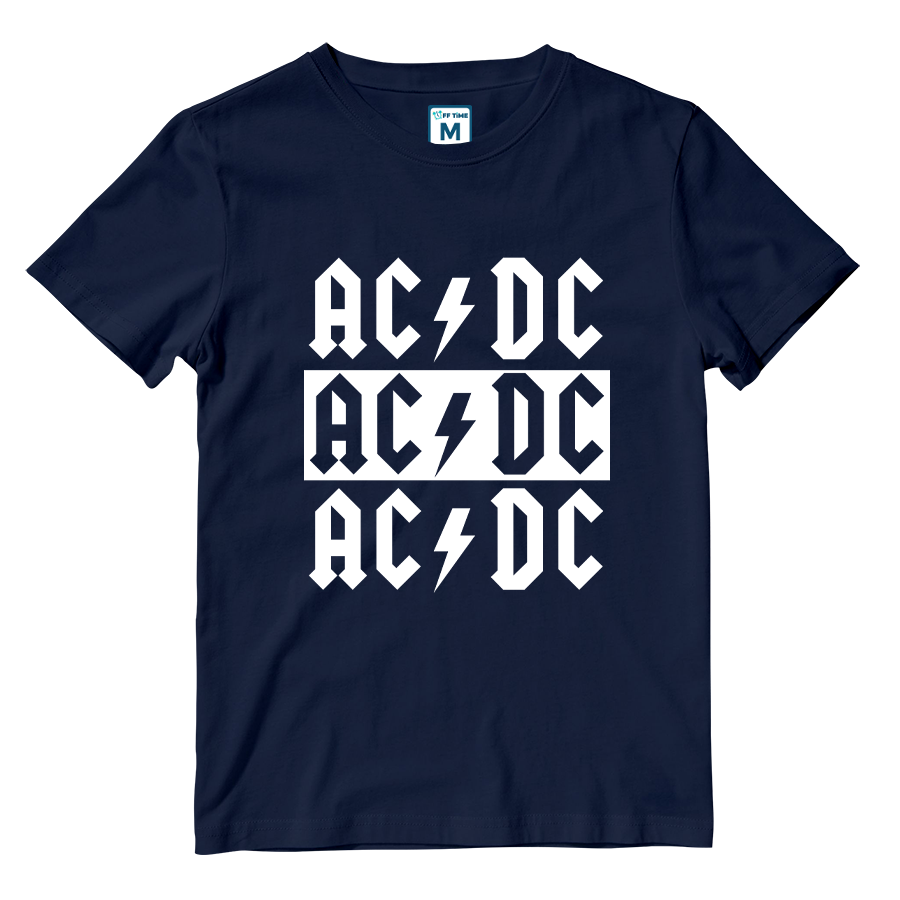 Cotton Shirt: ACDC Stacked Logo