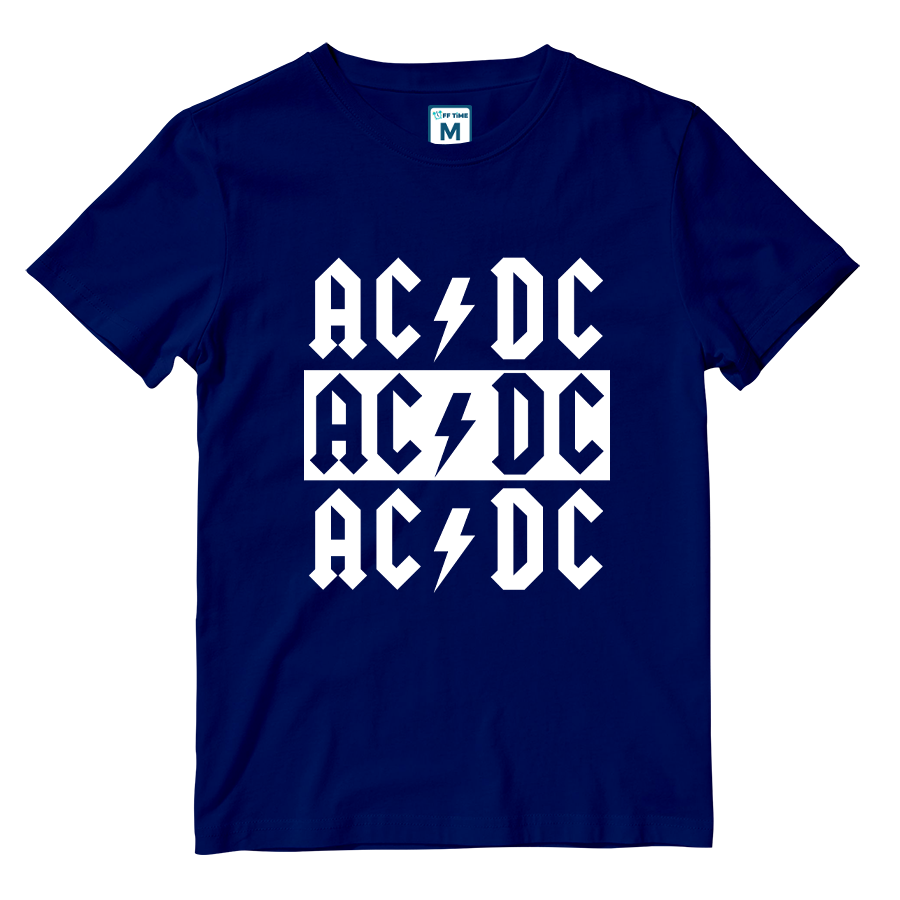 Cotton Shirt: ACDC Stacked Logo