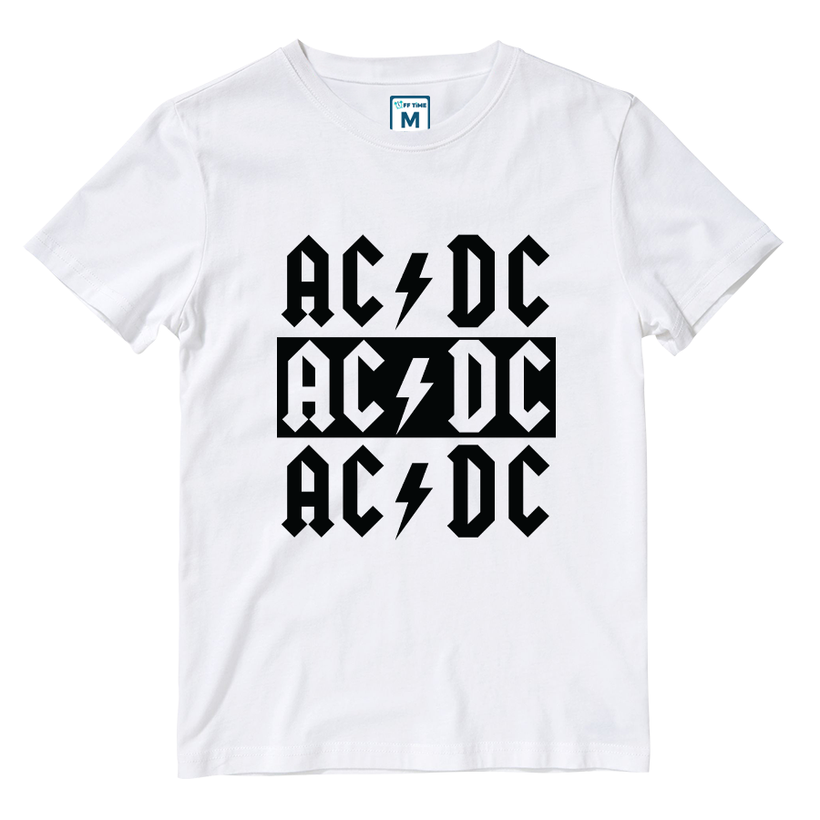 Cotton Shirt: ACDC Stacked Logo