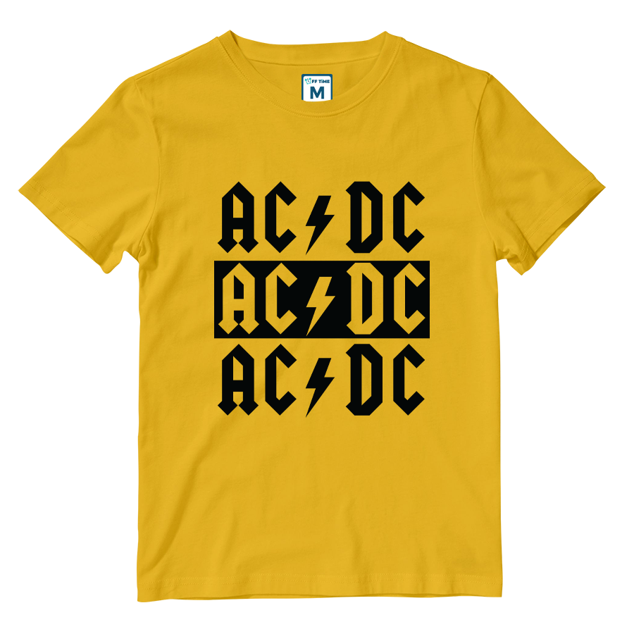 Cotton Shirt: ACDC Stacked Logo