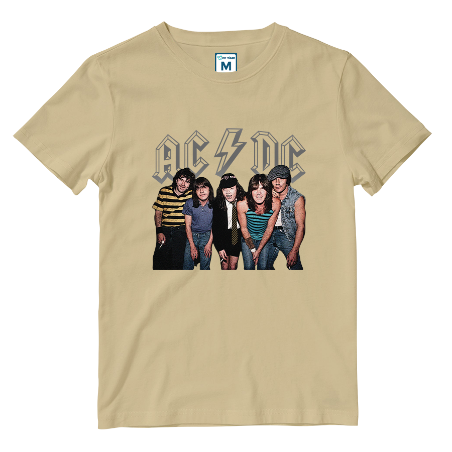 Cotton Shirt: ACDC Band Photo
