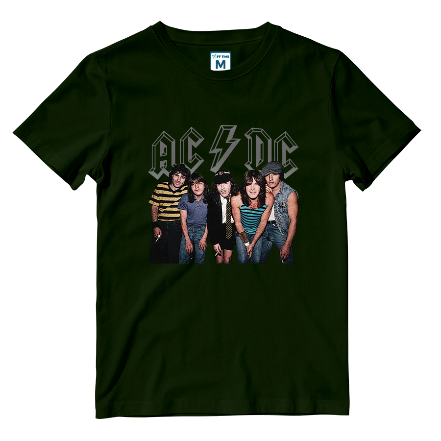Cotton Shirt: ACDC Band Photo