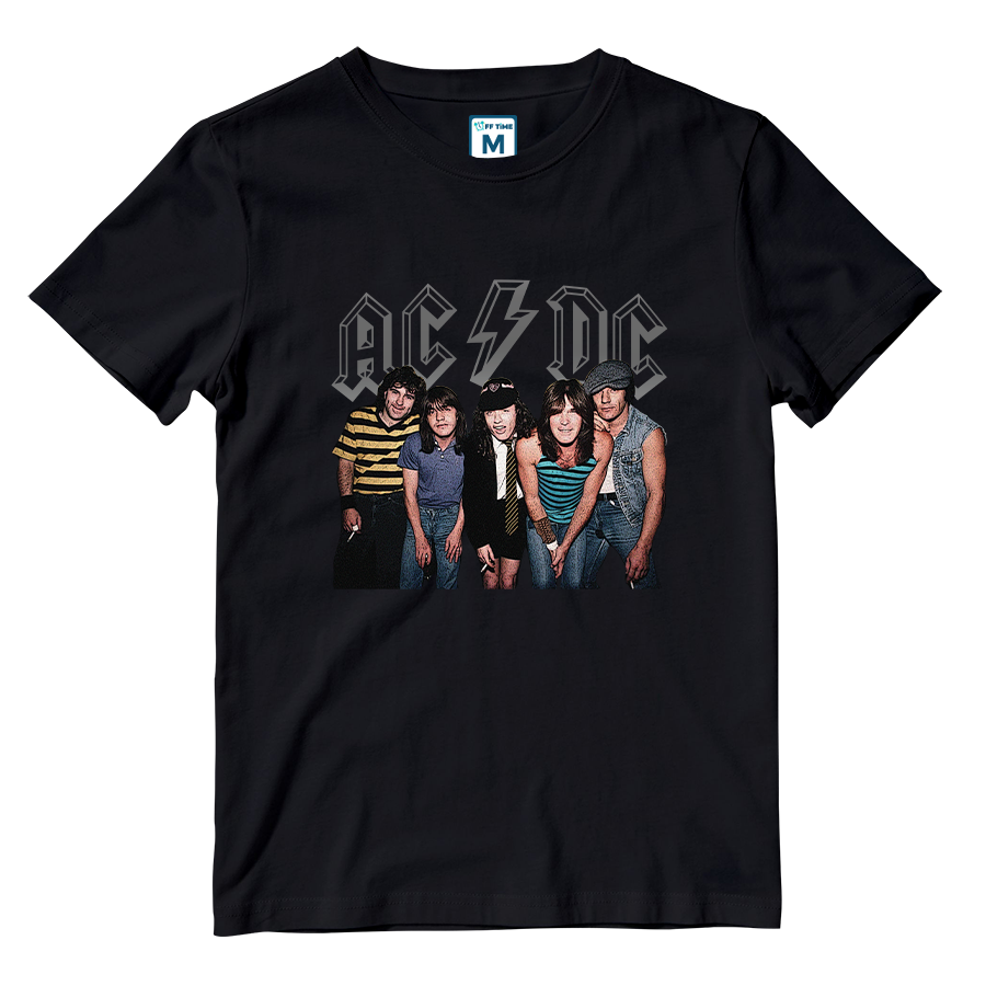 Cotton Shirt: ACDC Band Photo