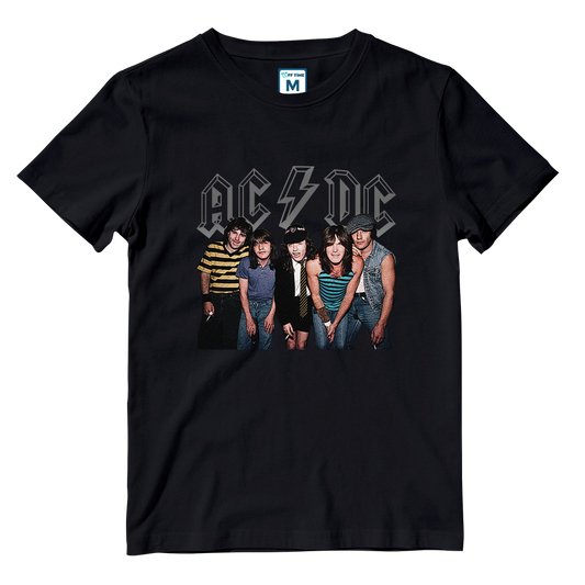Cotton Shirt: ACDC Band Photo