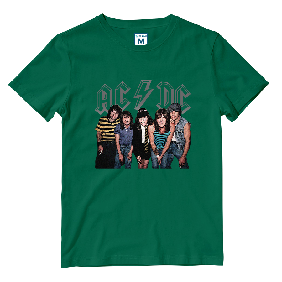 Cotton Shirt: ACDC Band Photo
