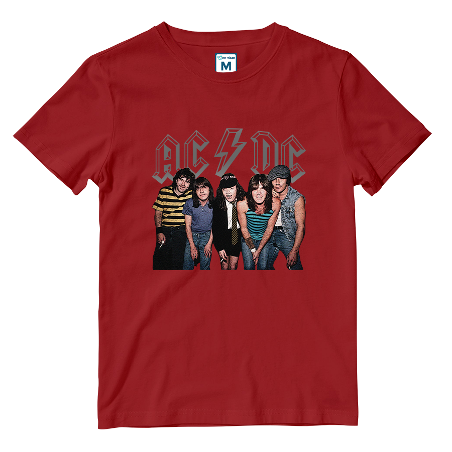 Cotton Shirt: ACDC Band Photo