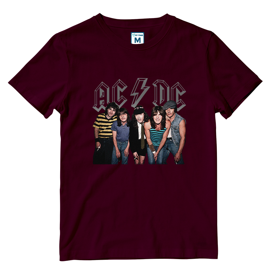 Cotton Shirt: ACDC Band Photo