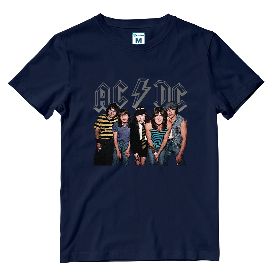 Cotton Shirt: ACDC Band Photo