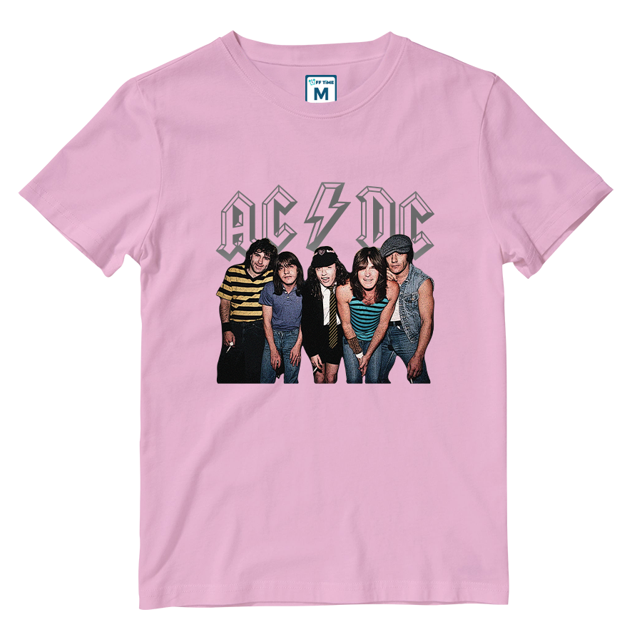 Cotton Shirt: ACDC Band Photo