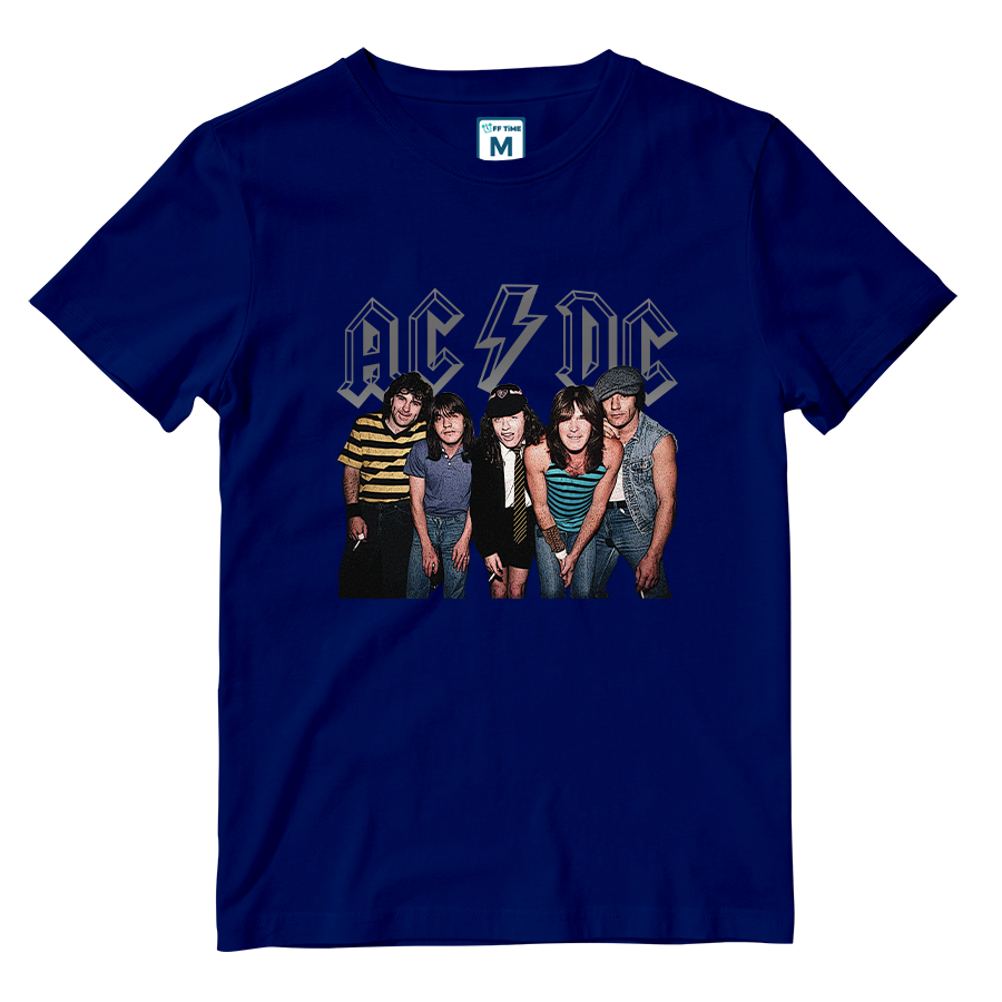Cotton Shirt: ACDC Band Photo
